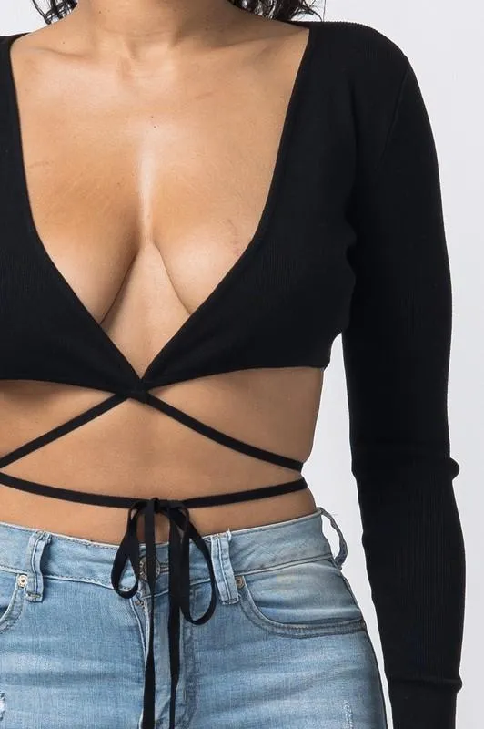 TAKE ME THERE WRAP TOP