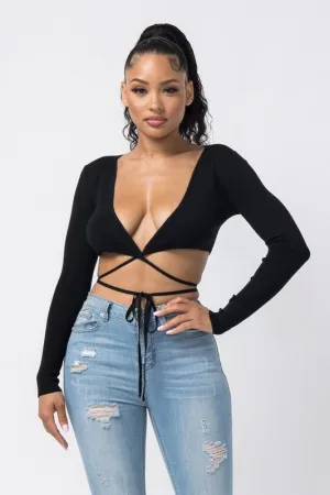 TAKE ME THERE WRAP TOP