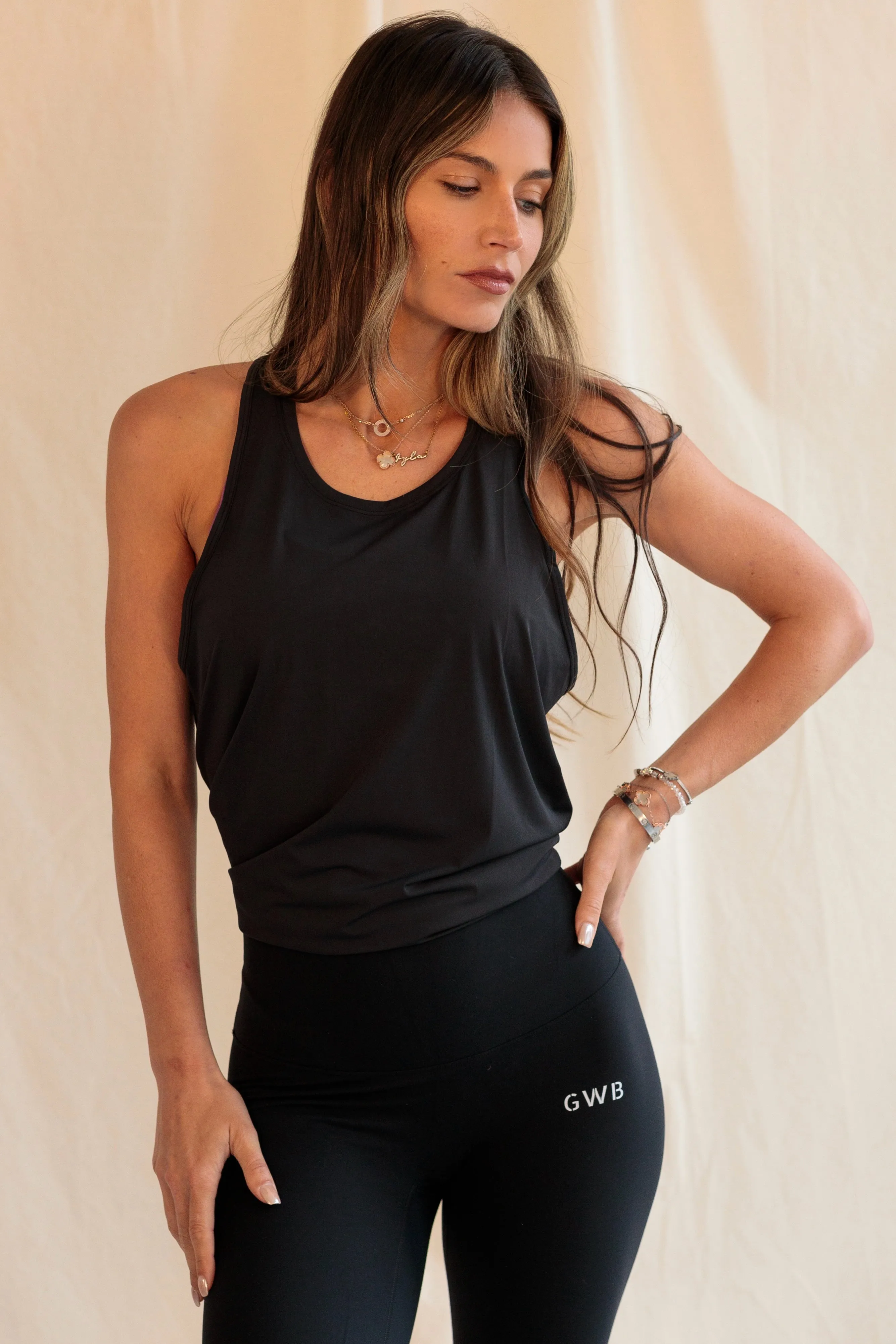 The Zuri Top in Black