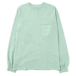 thisisneverthat Overdyed Pocket Long Sleeve T-shirt / Mint