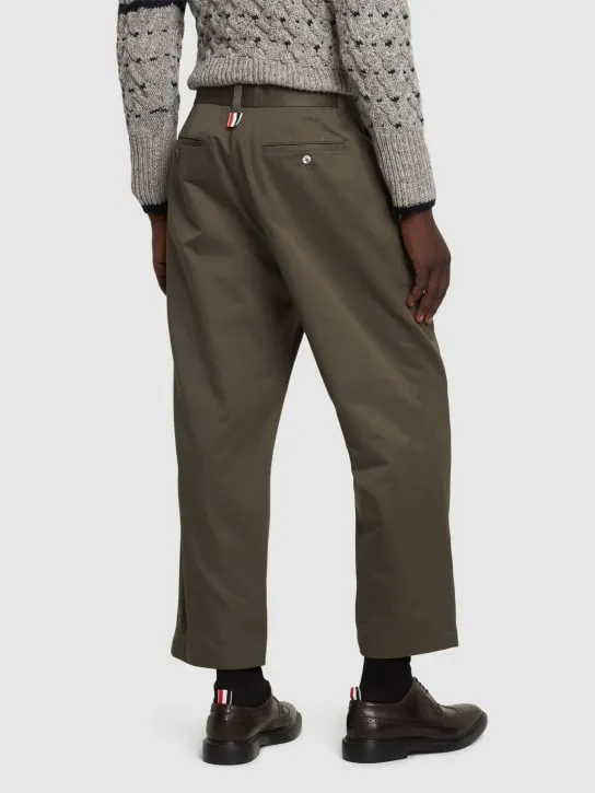 Thom Browne   Unconstructed straight leg pants 