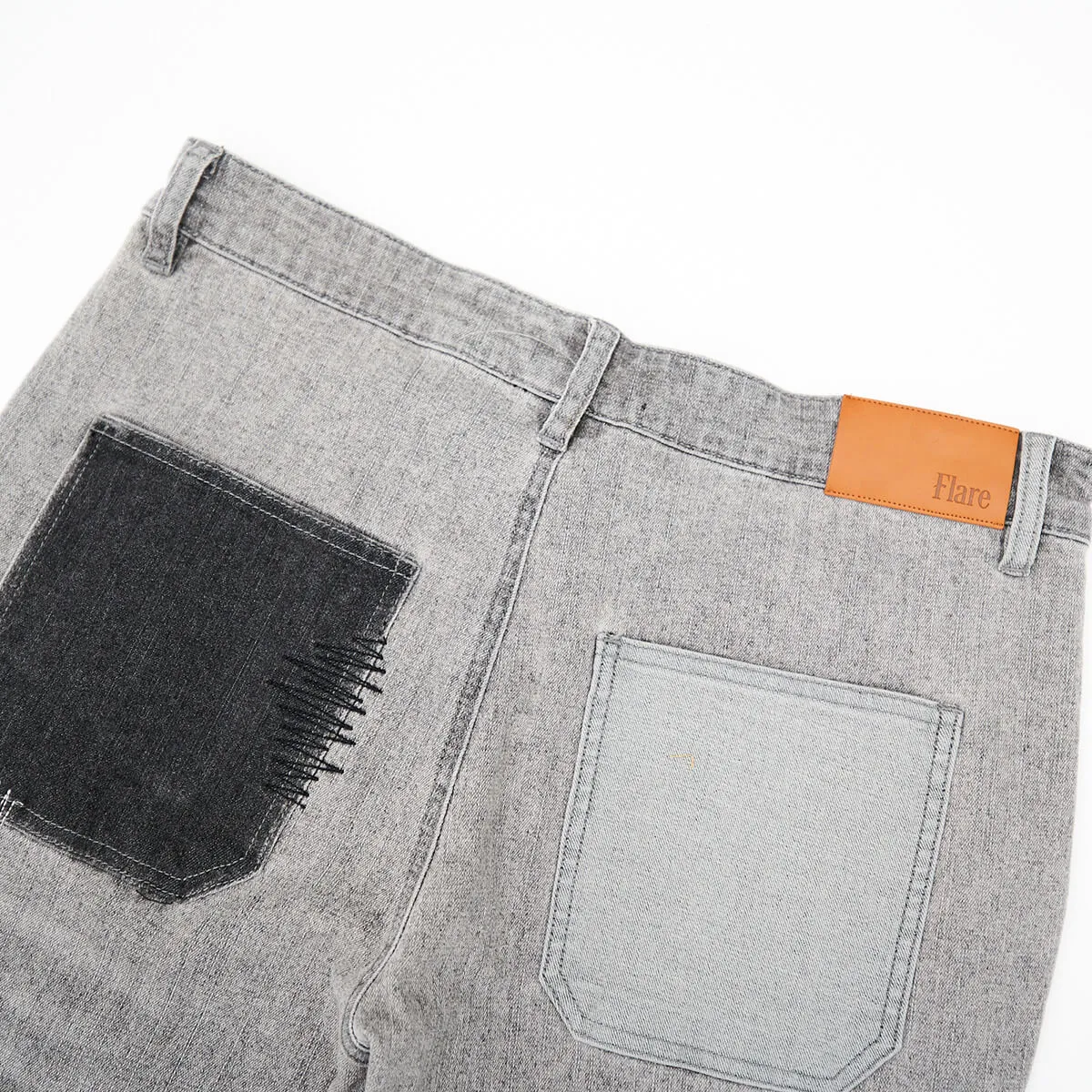 Thrash Stacked Denim Grey