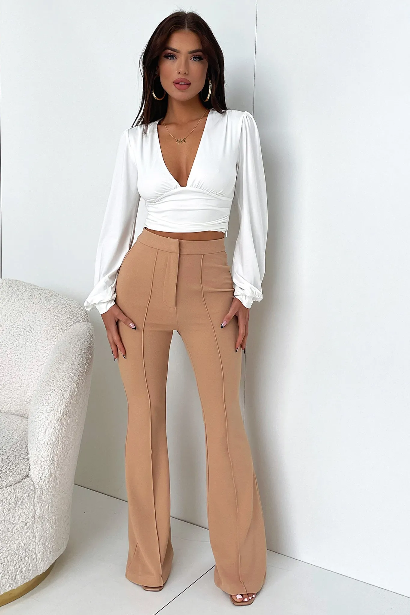 Token Flare Pants - Tan