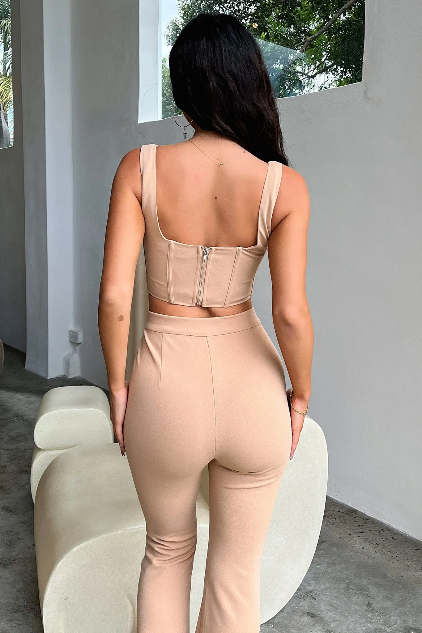 Token Flare Pants - Tan