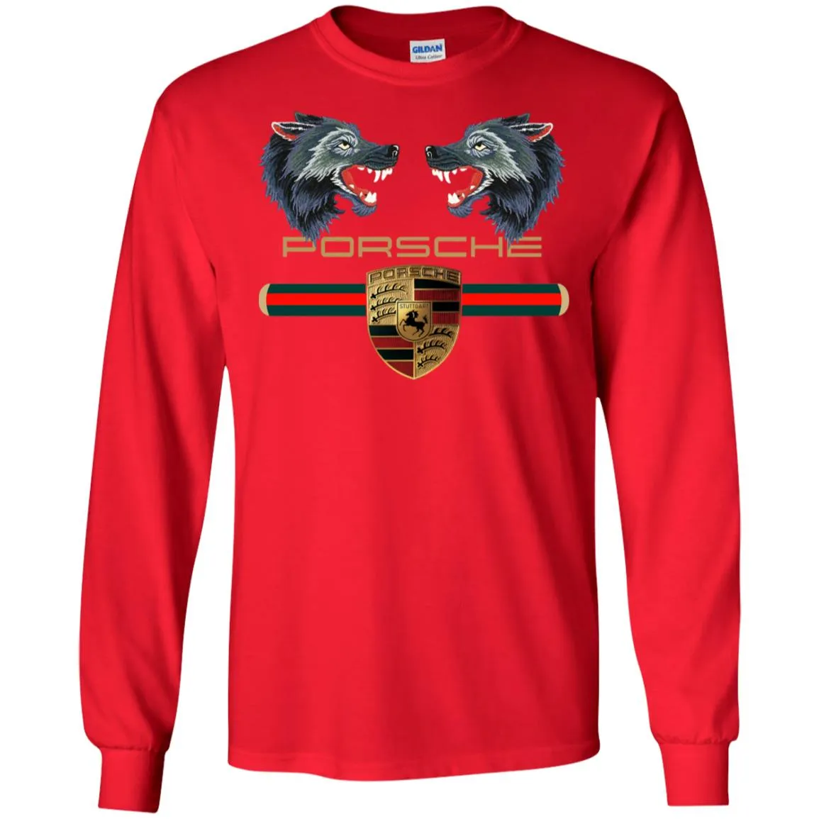 Trending Gucci Porsche Vip Shirt Men Long Sleeve Shirt