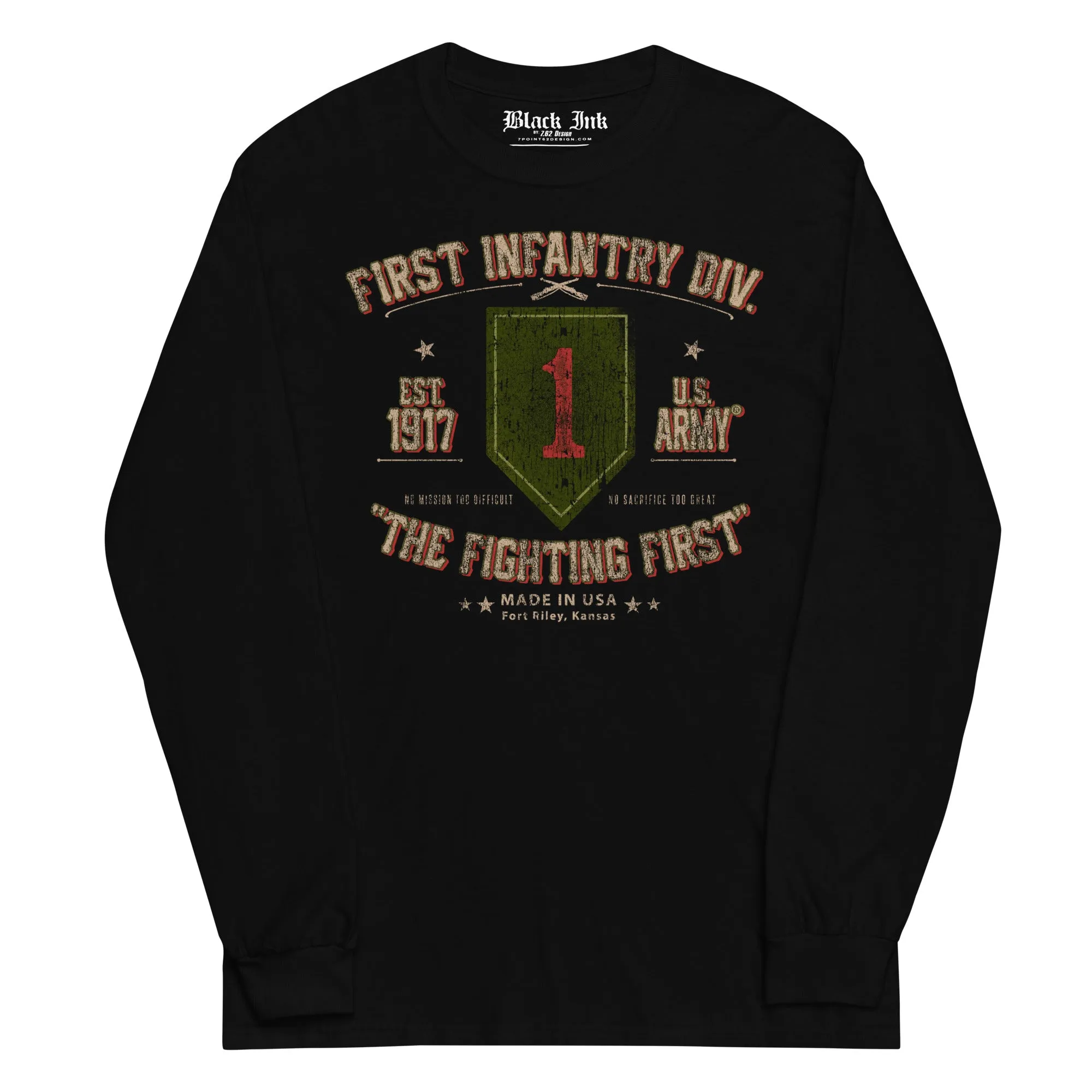 U.S. Army 1st Infantry Men’s Long Sleeve Shirt