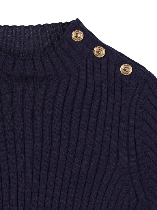 Versace   Rib knit sweater 