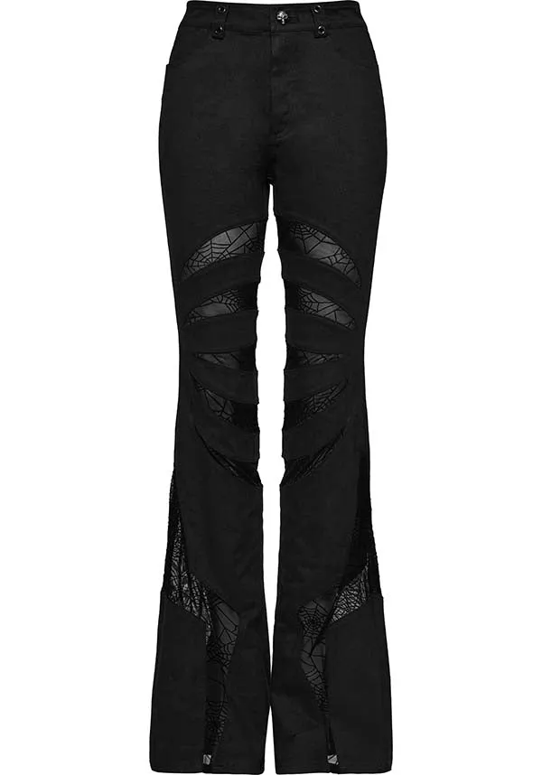 Webbed Angel [Black] | FLARES*