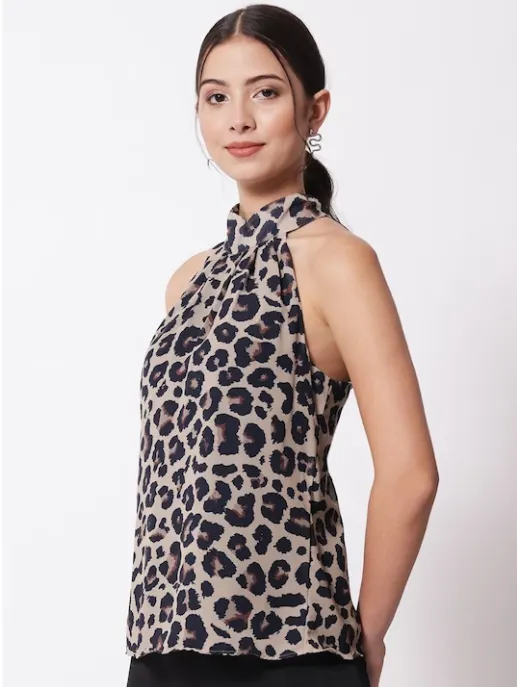 Women's Animal Printed Top