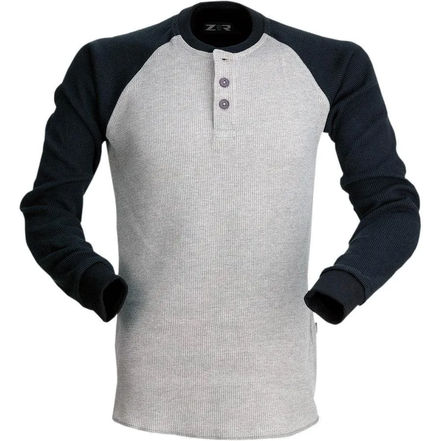 Z1R Waffle Long-Sleeve Shirt - Gray