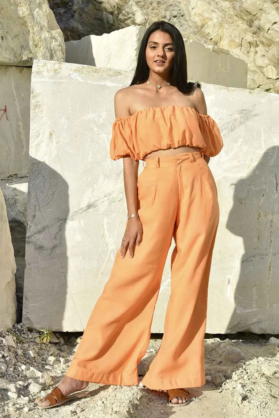 Zadaka Orange Co-Ord Set